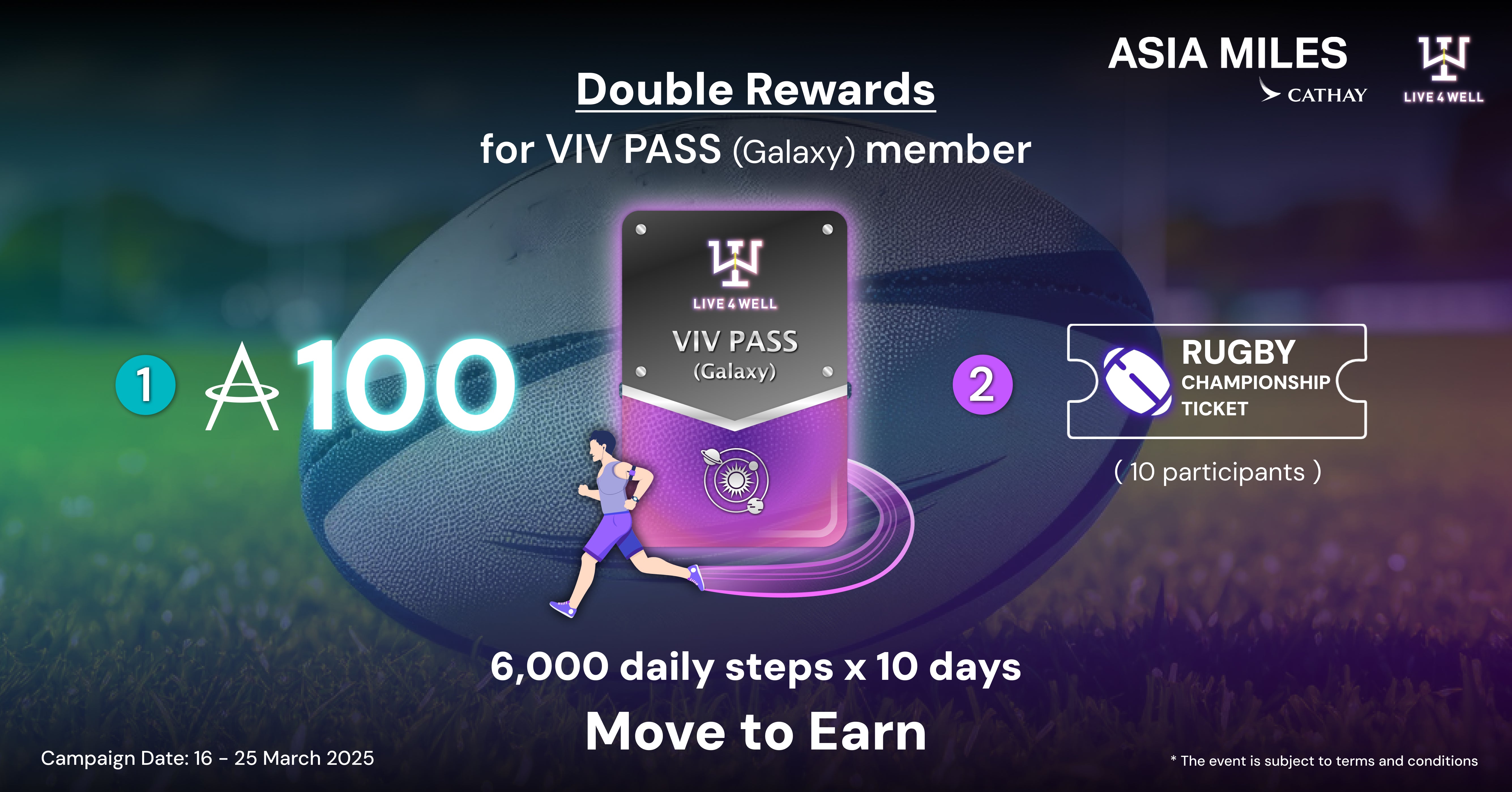 Round 2: Live4well Invites You to Experience the International Rugby Event! 🏉🏟️