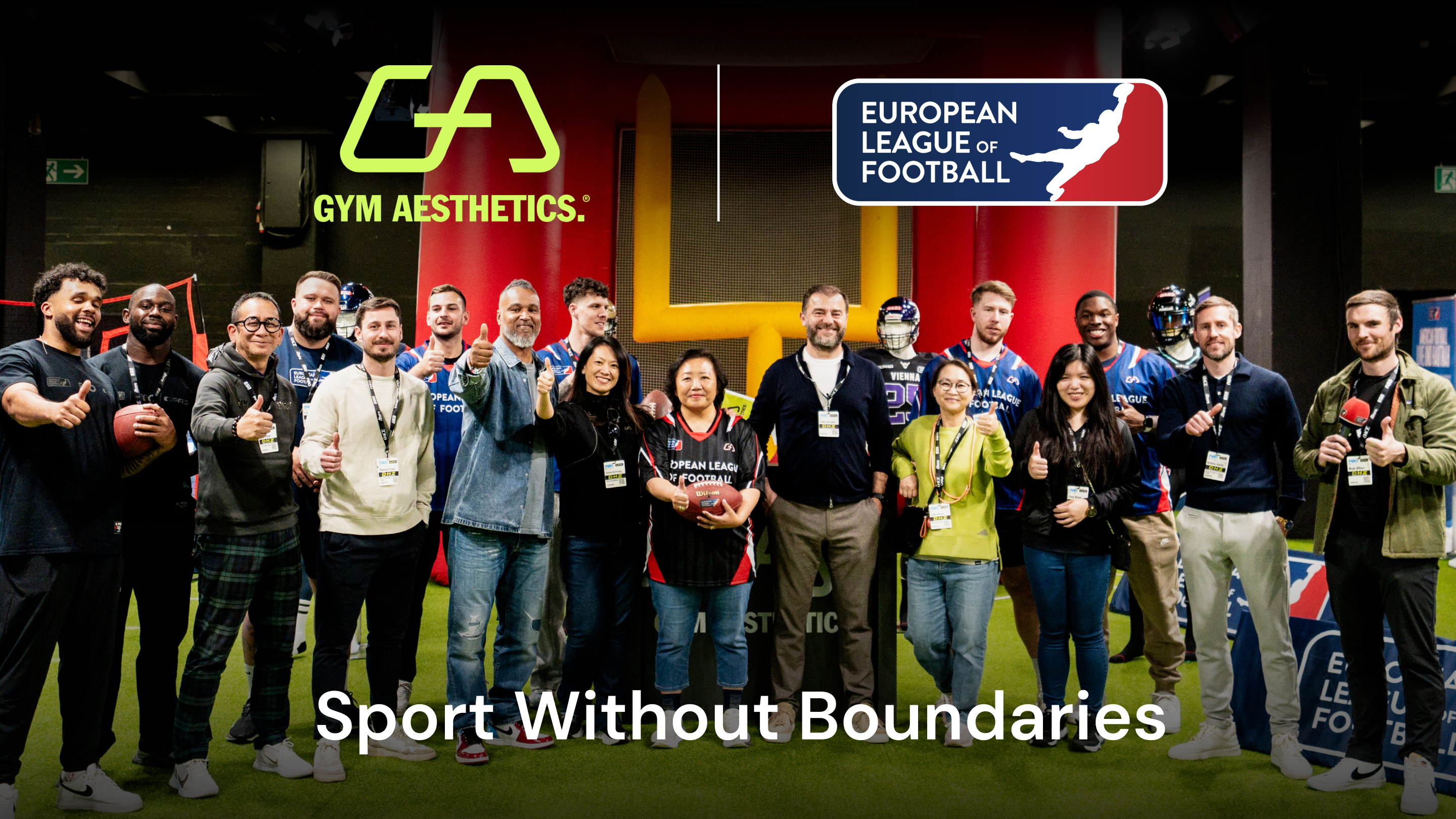 A Milestone for Sports Culture: GYM AESTHETICS GmbH Partners with the European League of Football (ELF)! 🏈 🤝