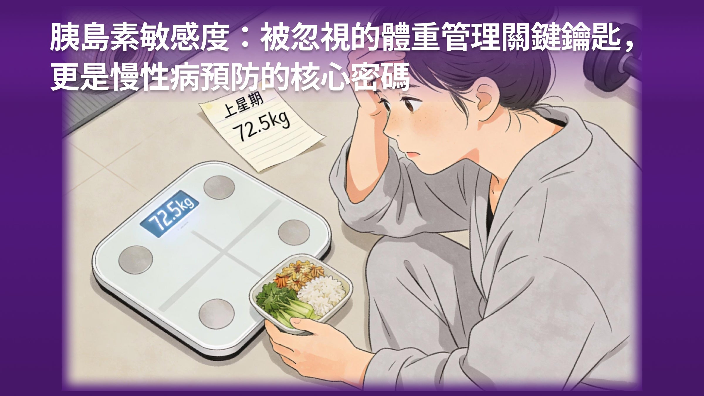 胰島素敏感度：被忽視的體重管理關鍵鑰匙，更是慢性病預防的核心密碼