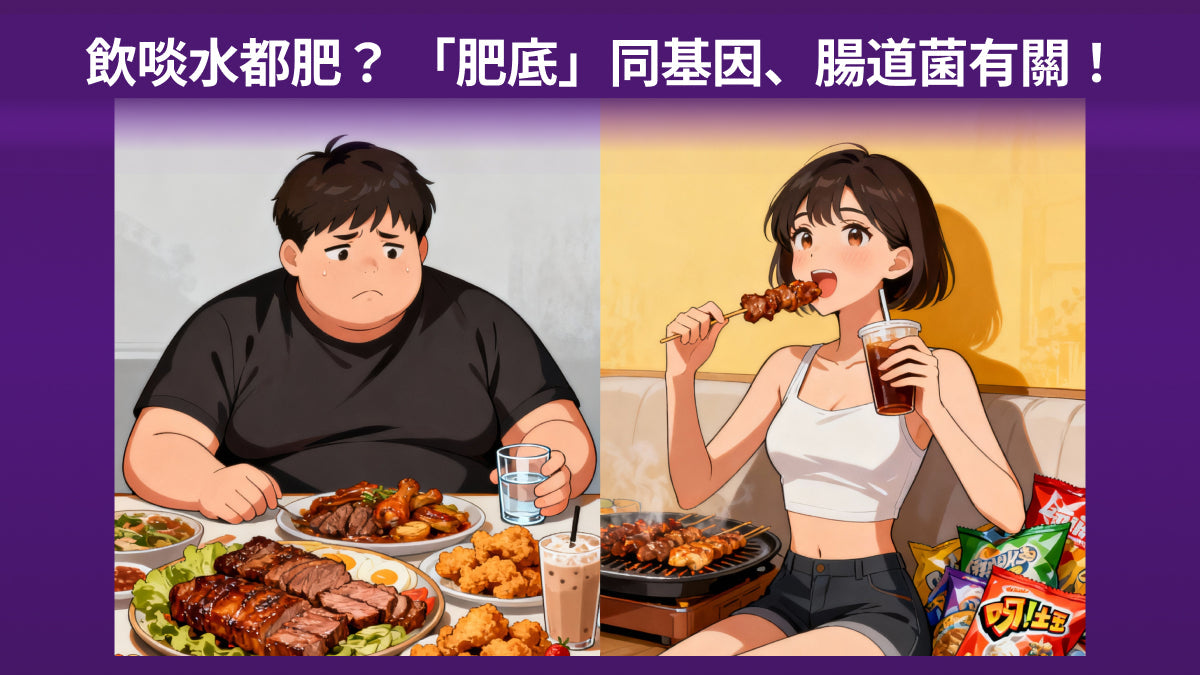 飲啖水都肥？「肥底」同基因、腸道菌有關！